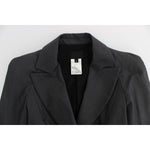 Exte Gray One Button Two Piece Suit SIG30912-1