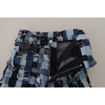 Dolce & Gabbana Multicolor Patchwork Cotton Denim Jeans PAN74201 - 40