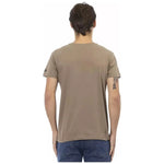 Trussardi Action Brown Cotton Men T-Shirt TR-22876-S