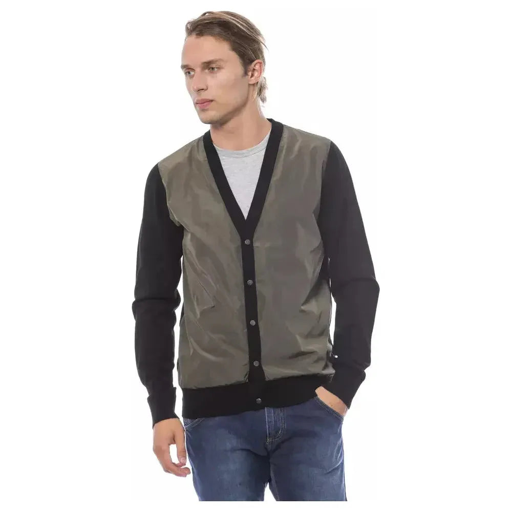 Verri Multicolor Wool Men Cardigan VE-18289-XL