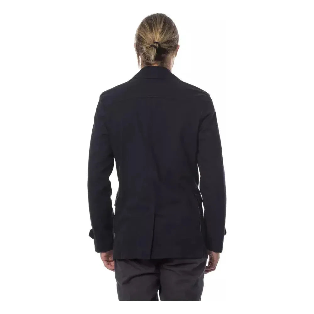 Verri Blue Cotton Men Blazer VE-18303-IT48 | M