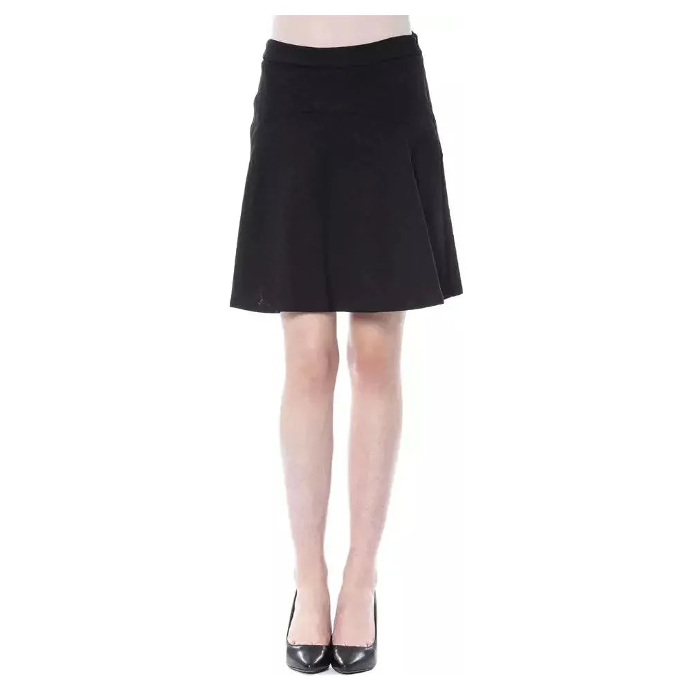 BYBLOS Black Polyester Women Skirt BY-17682-IT42|M