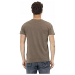 Trussardi Action Brown Cotton Men T-Shirt TR-22802-XL