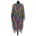 Missoni Multicolor Wool Women Poncho MI-22223-UNISEX