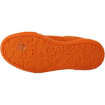 Dolce & Gabbana Orange Leather P.j. Tucker Sneakers Shoes LA10042 - 37