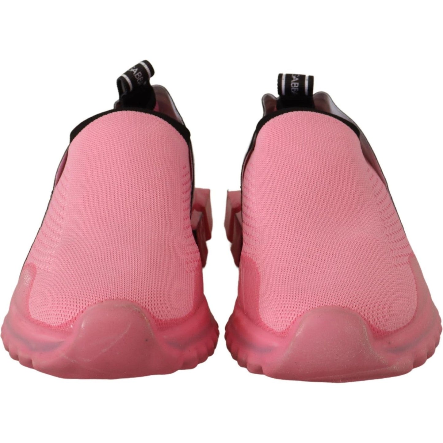 Dolce & Gabbana Pink Low Top Slip On Casual Sorrento Sneakers LA9117- 36.5