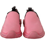 Dolce & Gabbana Pink Low Top Slip On Casual Sorrento Sneakers LA9117- 36.5