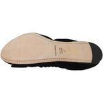 Dolce & Gabbana Black Suede Flat Slip On Ballet Shoes LA10103- 37