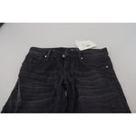 Acht Black Washed Low Waist Slim Fit Cotton Denim Jeans PAN72697-26