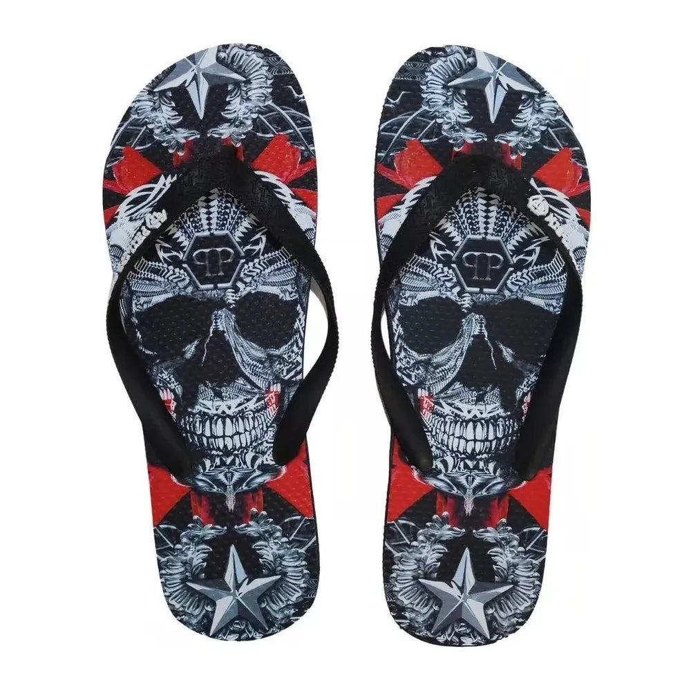 Philipp Plein Multicolor Polyester Women Sandal PH-9652-EU38.5/US8.5