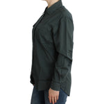 Cavalli Gray button down shirt SIG11983-1