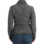 Cavalli Gray wool knitted cardigan SIG12079-1