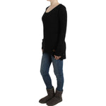Cavalli Black knitted wool sweater SIG11979-3