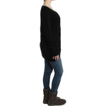 Cavalli Black knitted wool sweater SIG11979-3