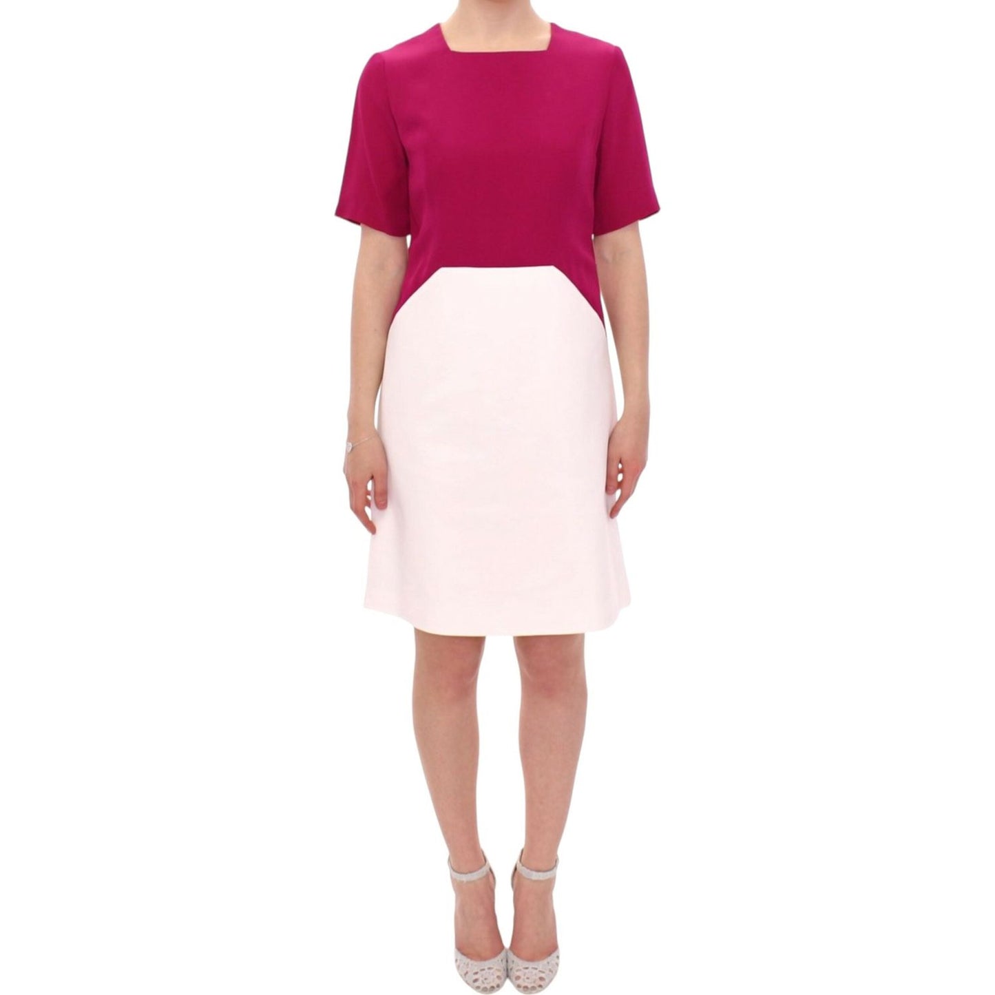 CO|TE White Robot shift dress MOM10042-1