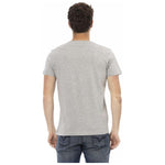 Trussardi Action Gray Cotton Men T-Shirt TR-24178-S
