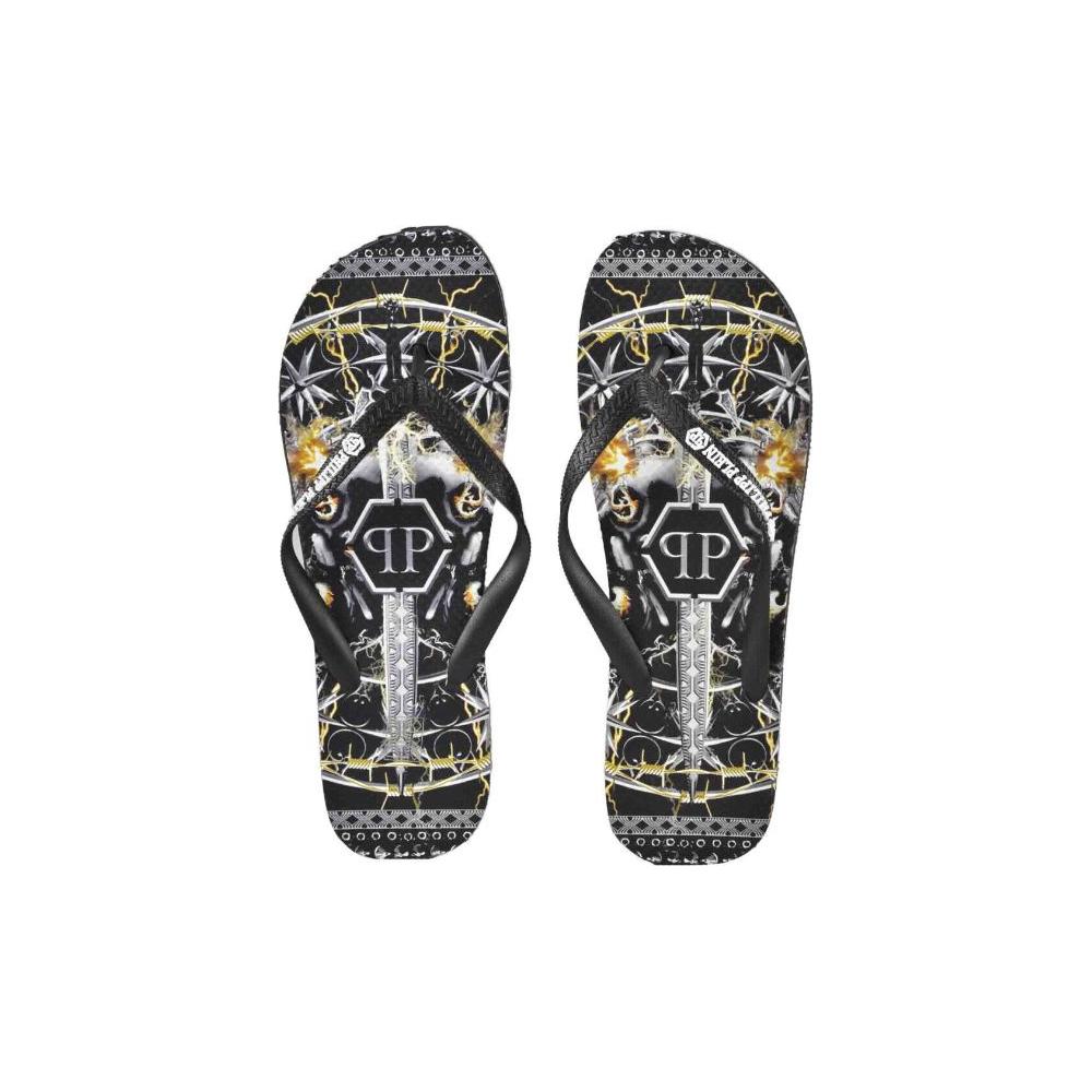 Philipp Plein Multicolor Polyester Women Sandal PH-9655-EU36.5/US6.5