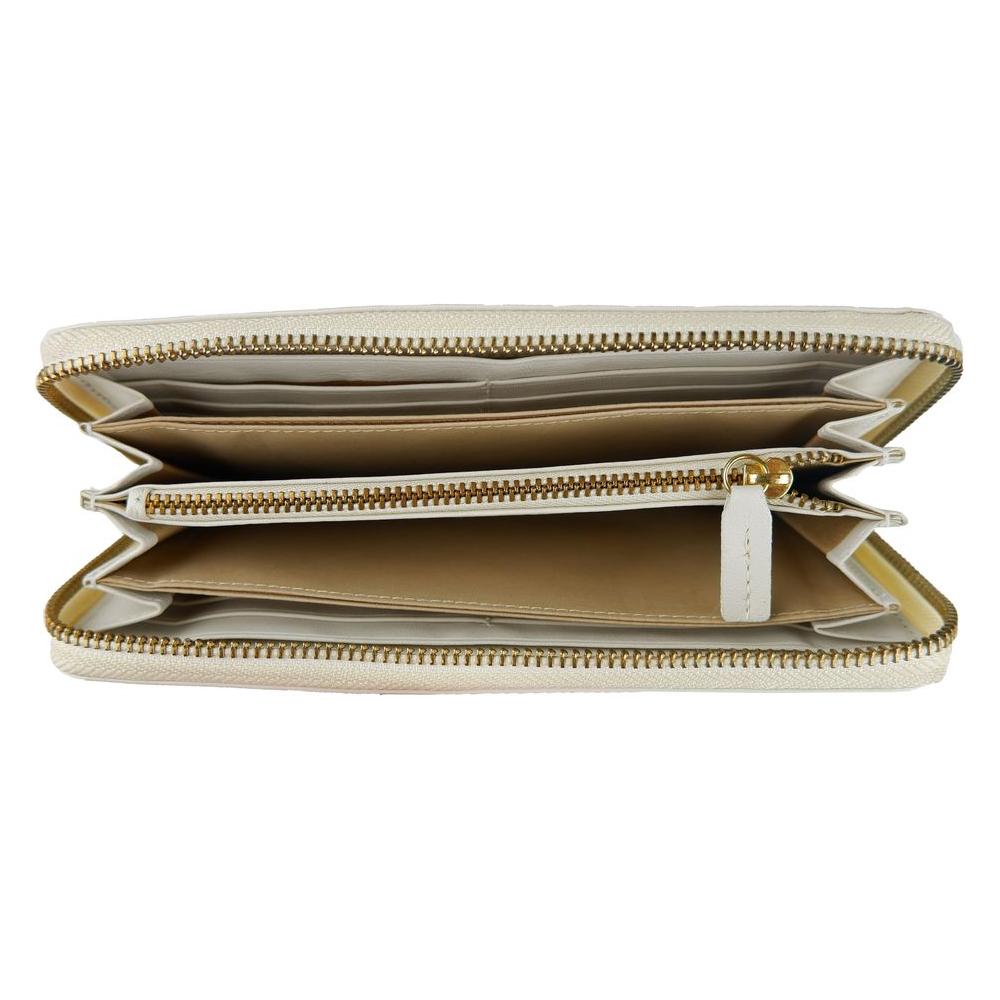 Cavalli Class White Calfskin Women Wallet CACL-5838