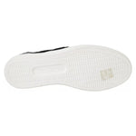 Dolce & Gabbana Black Lace Leather Logo Flat Slip-On Sneakers LA5878