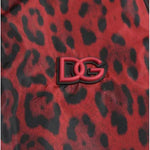 Dolce & Gabbana Red Leopard Bomber Short Coat Jacket JKT3639-46