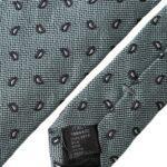 Dolce & Gabbana Green 100% Silk Patterned Adjustable Men Tie KRA3301