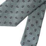 Dolce & Gabbana Green 100% Silk Patterned Adjustable Men Tie KRA3301