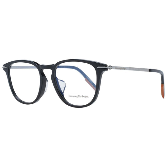 Ermenegildo Zegna Black Men Glasses Frame