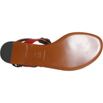 Dolce & Gabbana Multicolor Crystal Sandals Flip Flops Shoes LA11376-38.5