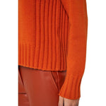 Alpha Studio Orange Cashmere Sweater AL-13828-IT40|S
