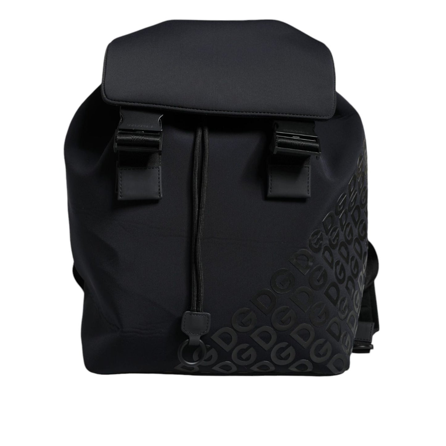 Dolce & Gabbana Black DG Mania Neoprene Travel Back Pack Bag BAG4104