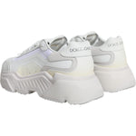 Dolce & Gabbana White Daymaster Low Top Sneakers Shoes LA11827-37.5