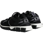 Dolce & Gabbana Black Mesh Sorrento Trekking Sneakers Shoes LA11944-37