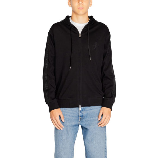 Armani Exchange Black Cotton Hoody