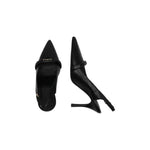 Furla Black Leather High Heel FU-14180100009-EU37/US7