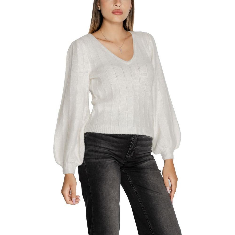 Guess White Polyester Sweater GU-14702300008-XL