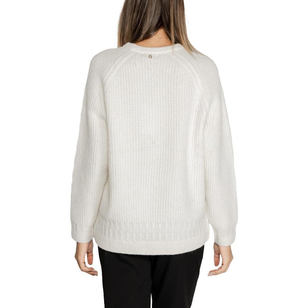 Guess White Polyester Sweater GU-14702400008-IT42|M