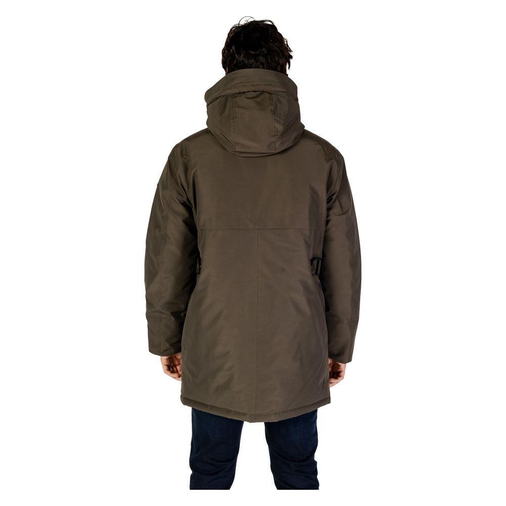 Replay Green Polyamide Parka RE-14825800149-IT52 | XL