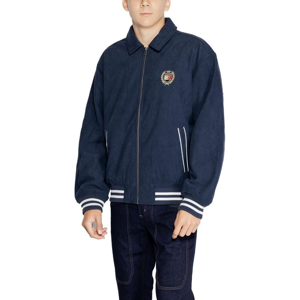 Tommy Hilfiger Jeans Blue Recycled Polyester Jackets & Coat TO-14575800128-IT46 | M