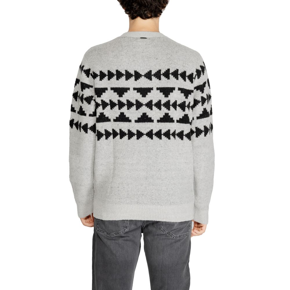 Antony Morato Gray Marabou Sweater