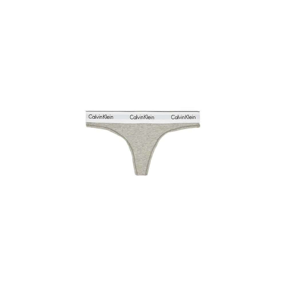Calvin Klein Underwear Gray Cotton Pantie