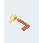 Alviero Martini Prima Classe Beige Leather Keychain ALMAPRCL-8004700127