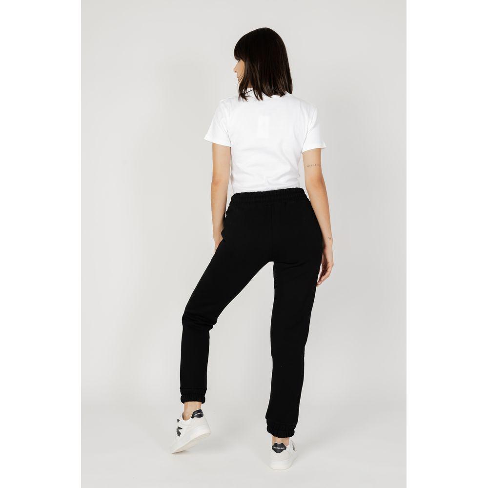Blauer Black Cotton Joggers Workout Pant BL-12195100009-IT38|XS