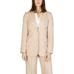 Vero Moda Pink Viscose Blazer VE-13385100259-IT38|XS
