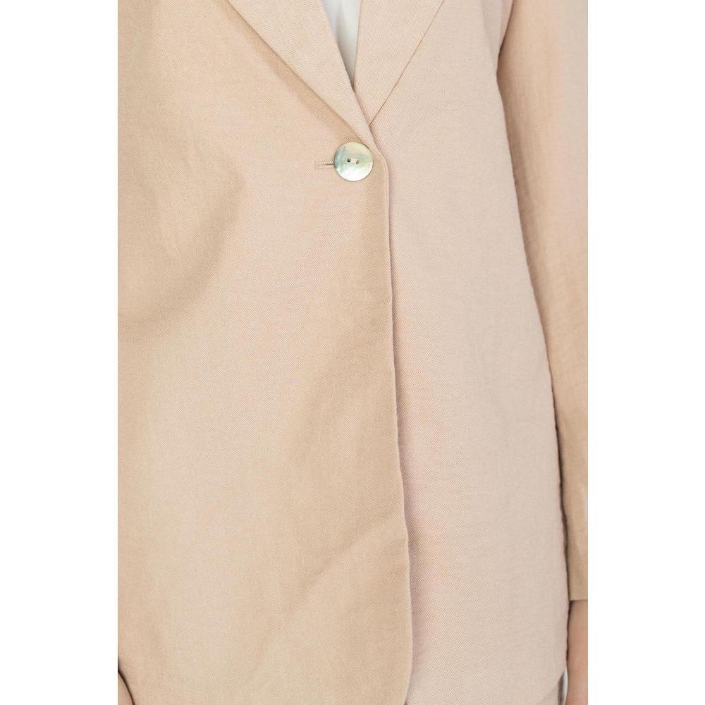 Vero Moda Pink Viscose Blazer VE-13385100259-IT38|XS