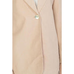 Vero Moda Pink Viscose Blazer VE-13385100259-IT38|XS