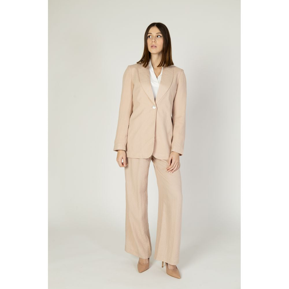 Vero Moda Pink Viscose Blazer VE-13385100259-IT38|XS