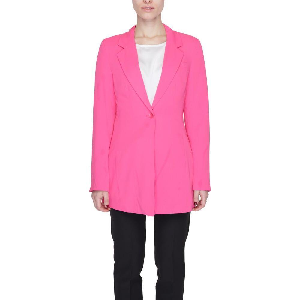 Vero Moda Pink Polyester Blazer VE-13394800134-34 | XXS