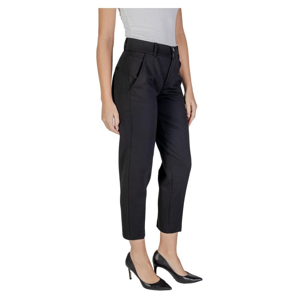 Street One Black Viscose Pant ST-15734100009-W46 | L28