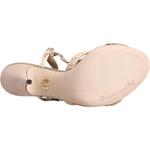 Dolce & Gabbana Beige Keira Slingback Heels Sandals Shoes LA11970-37