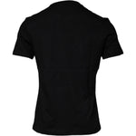Versace Black Medusa Print Cotton Crew Neck T-shirt TSH87196-50